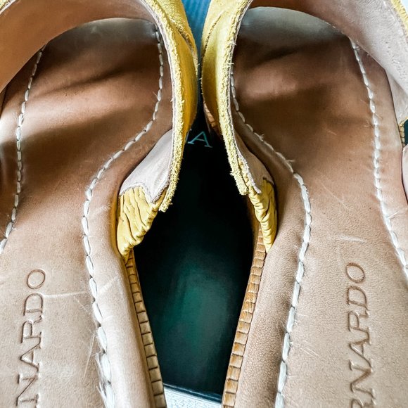 Anthropologie Bernardo "Kara" Suede Wedge Sandals - Picture 6 of 9